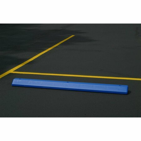 EAGLE PARKING STOPS, SPEED BUMP, POLY CURB RAMP, POLY DOCKPLATE, Parking Stop-Blue Polyethylene 1790B